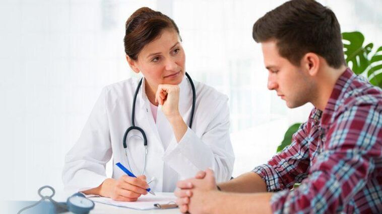 Eine vorläufige Konsultation eines Arztes schließt zukünftige Gesundheitsprobleme aus. 
