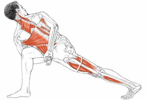 Rotierende Yoga-Pose zum Abnehmen