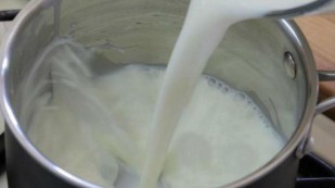 Vorbereitung der Milch