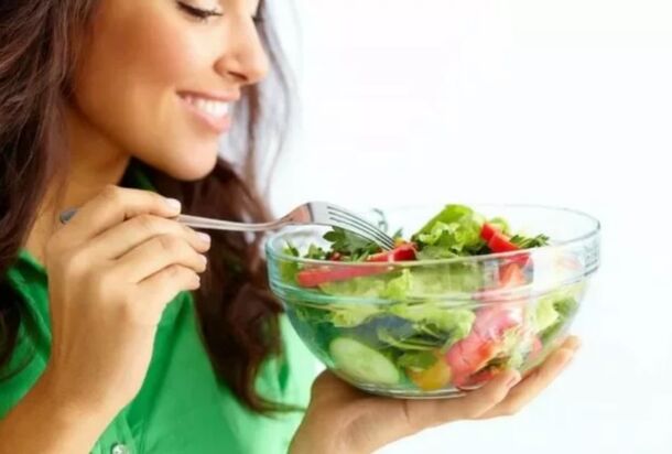 Die richtige Ernährung ist ein schönes Essen